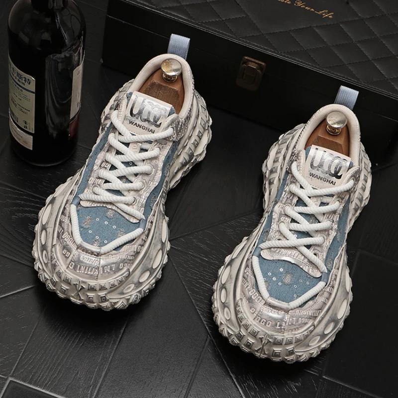 Новое поступление мужская модная повседневная парусиновая обувь для папы