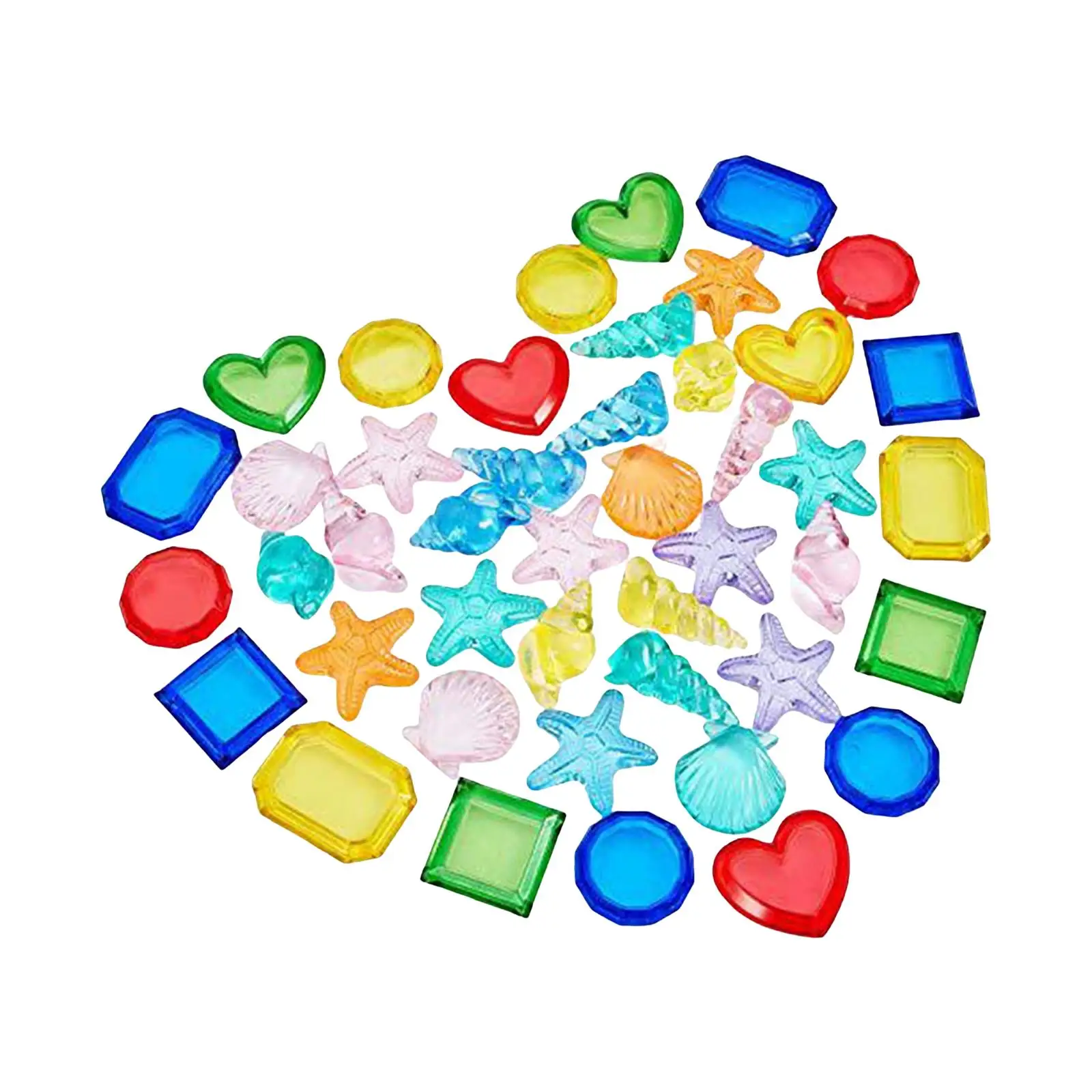 

Diving Toy Cognitive Acrylic Drop Resistant Present Sensory Toys Color Sorting for Travel Activity Pool Girls Boys Adults Kids