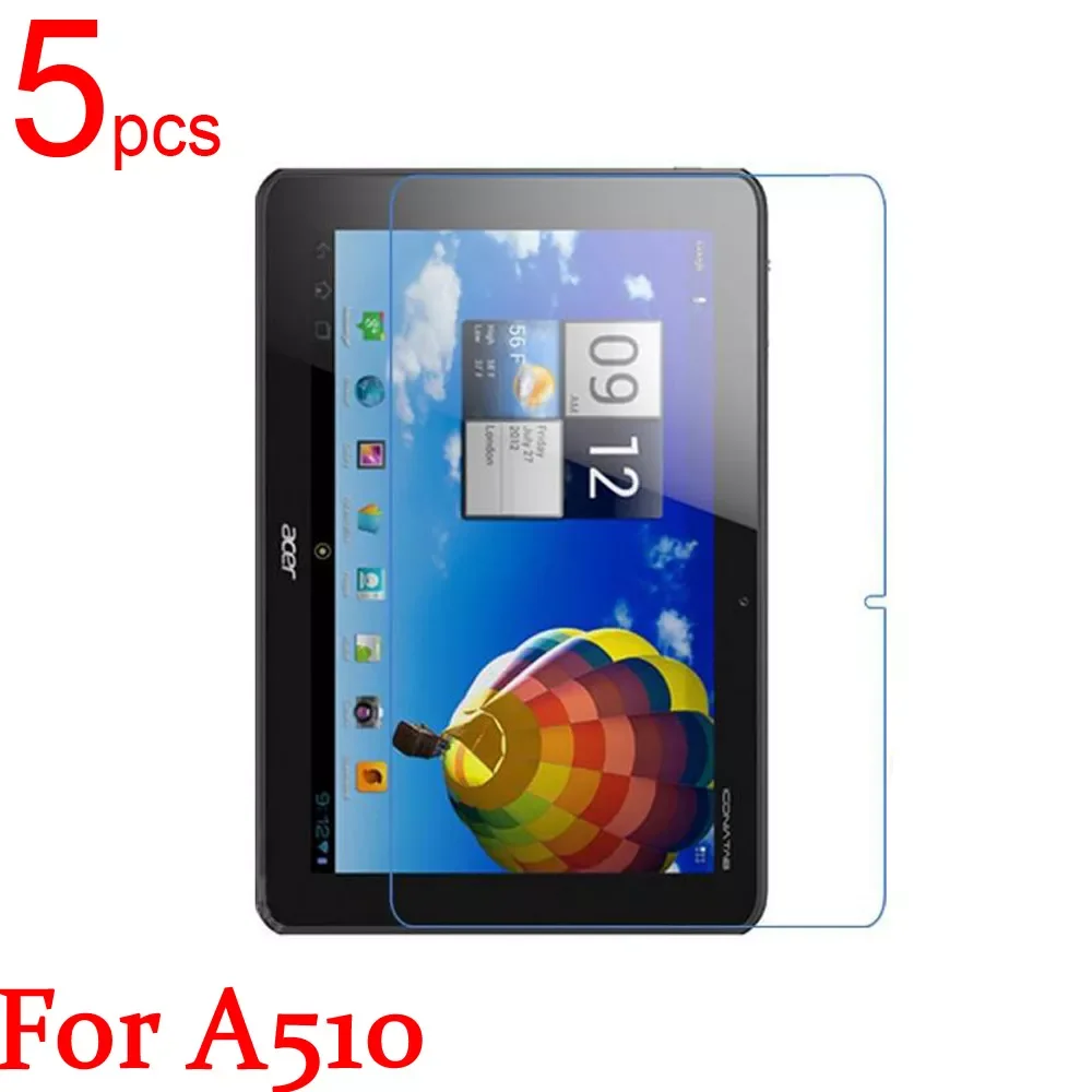 5pcs glossy Ultra Clear/Matte/Nano anti-Explosion LCD Screen Protector Cover Film For Acer Iconia Tab W700 A510 W510 A200 Film