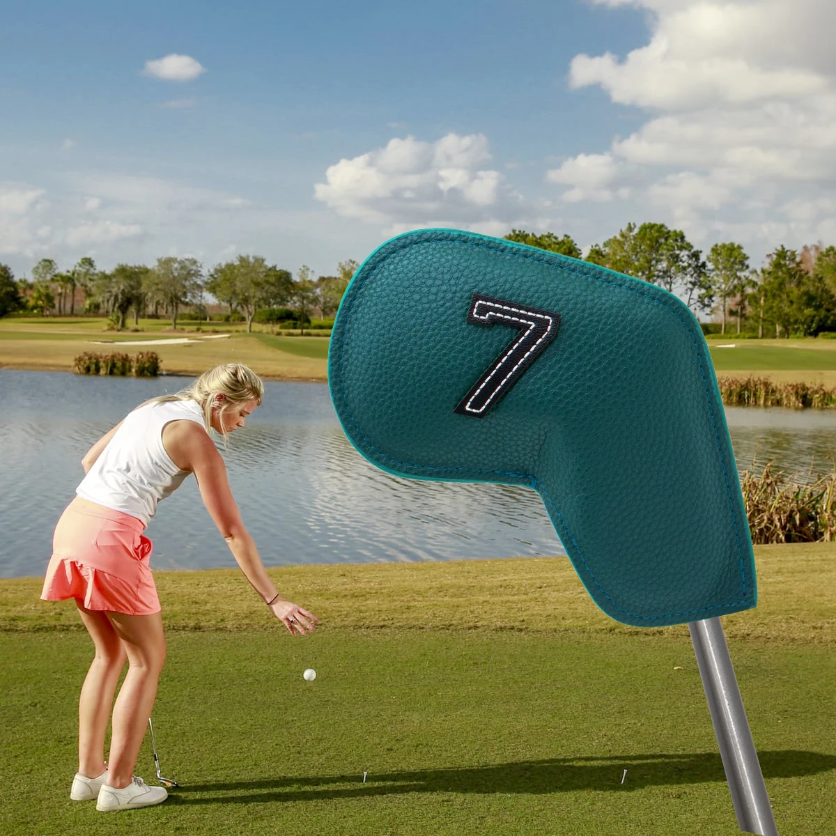 Заводская цена 10 шт./компл. набор металлических чехлов для гольфа головные уборы