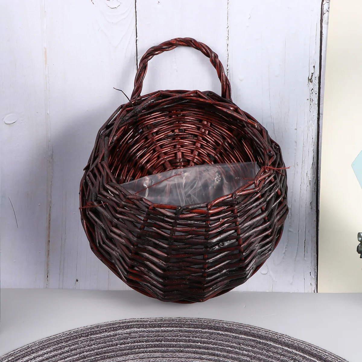 

Seagrass Storage Basket Nursery Storage Basket Belly Pot Planter Indoor Hangers Flower Container
