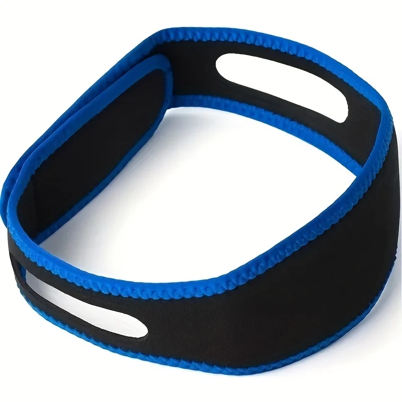 1pc Premium Anti-Snore Chin Strap - Blocks Snoring Efficiently Sleep Apnea Relief Comfort Fit for Women & Men Ultimate Night