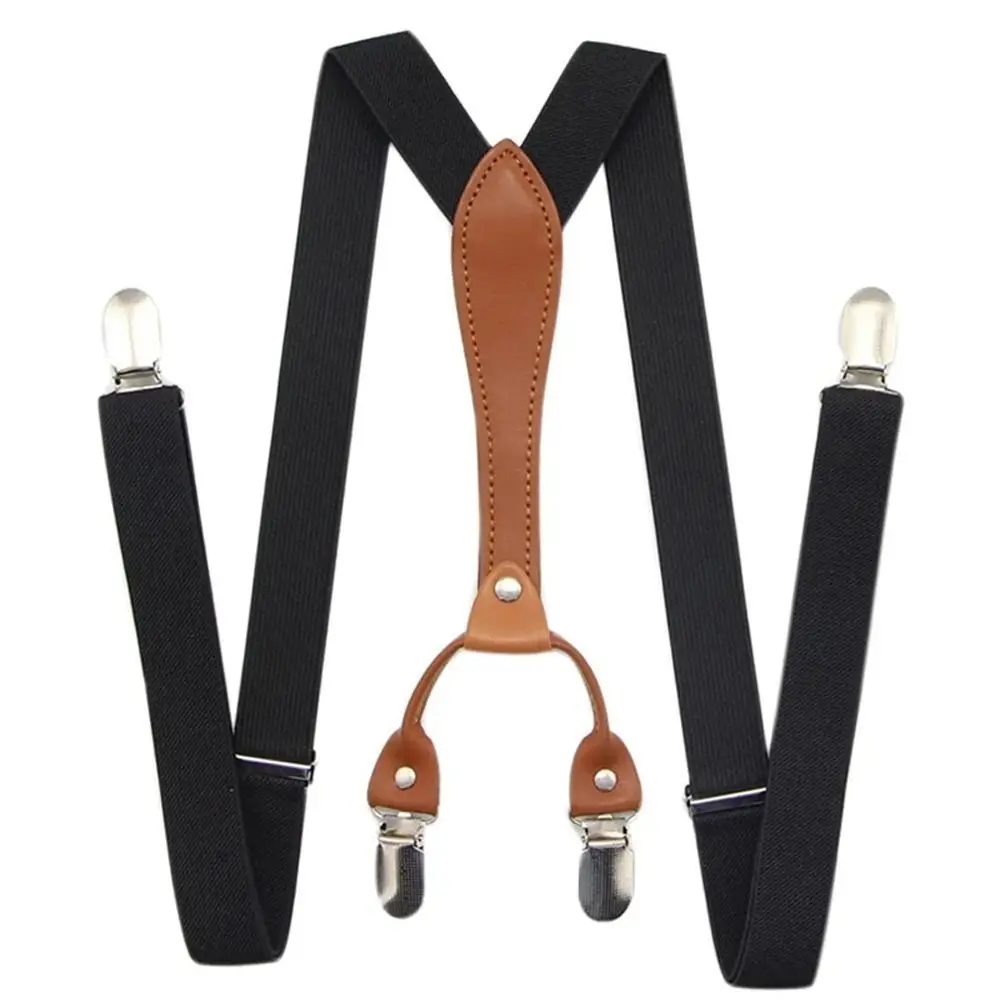 

For Groomsman Bowknot For Bridesmaid New Suspender Belt With Bow Korean Strap Clip Men Suspenders Set Women Suspenders