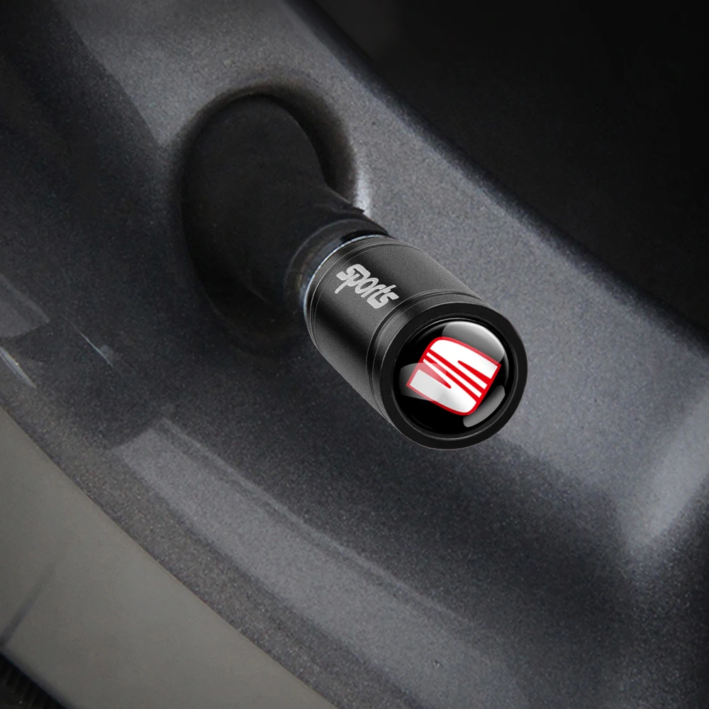 4 шт. автомобильный спортивный логотип 3D из алюминиевого сплава колпачки для