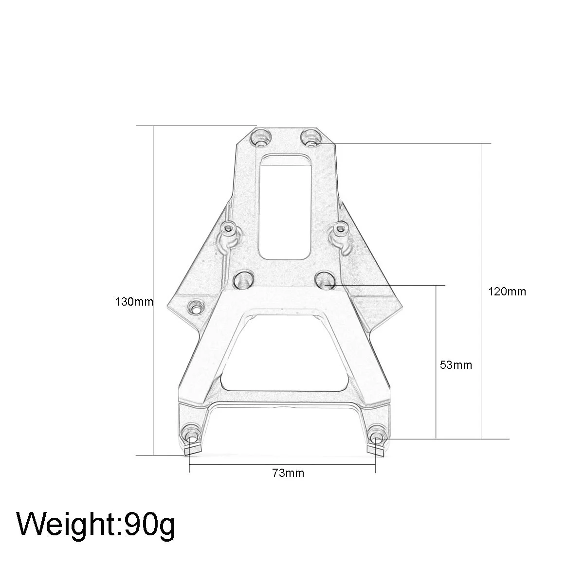 1 шт. опорный бандаж из сплава для перегородки руля № 7820 RC Crawler TRAXXAS 1/6 XRT 8S 78086-4 78097-4