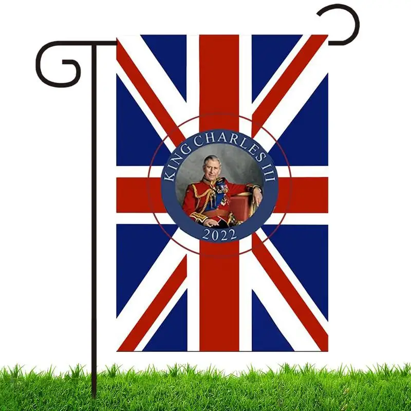 

Charles III Union Jack Flag Long Live The King Souvenir Flag King Charles Banner Featuring Her Majesty The King King Charles III