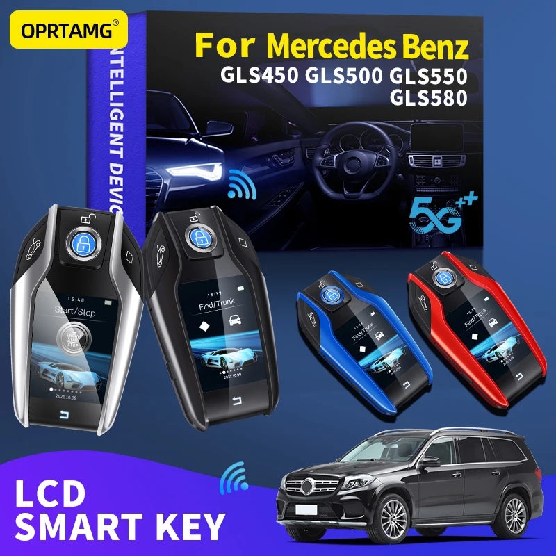 

OPRTAMG Car smart LCD key accessories For Benz GLS450 GLS500 GLS550 GLS580 1994 1995 1996 1997 1998 1999 2000 2001 2002-2022