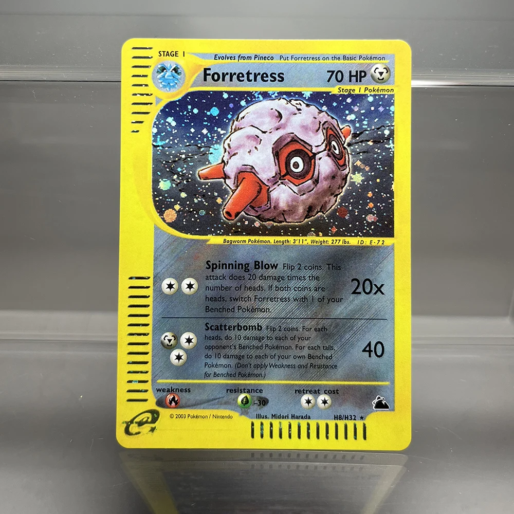 Фото Карты PKM Charizard Steelix Celebi Карты из одиночной фольги Magneton Gengar Классические игровые коллекционные карты Прокси-карты PTCG №4