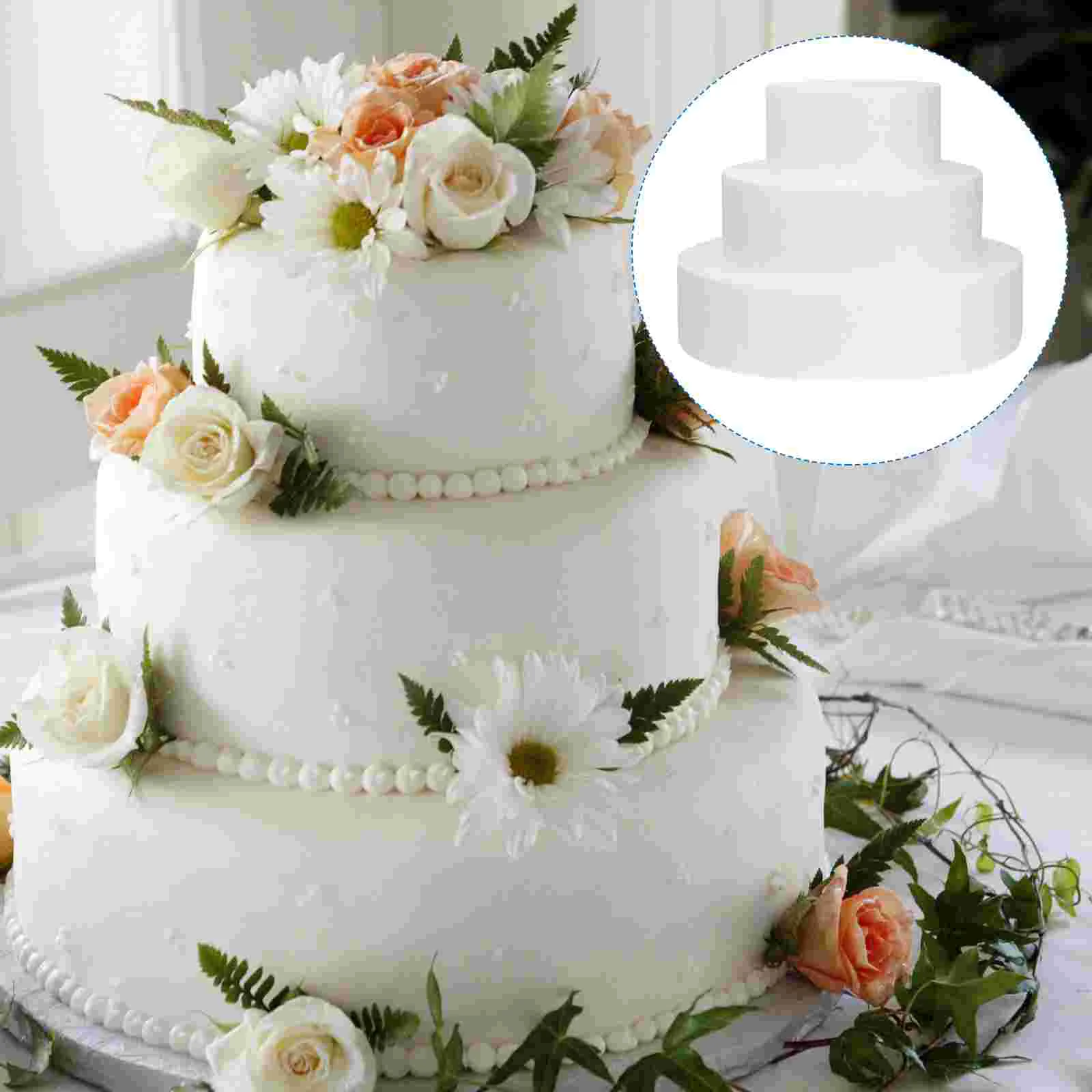 

Cakedummy Styrofoam Dummies Round Fake Molds Polystyrene Set Rounds Practice Decorating Weddingmodel Pan Circle Baking Display