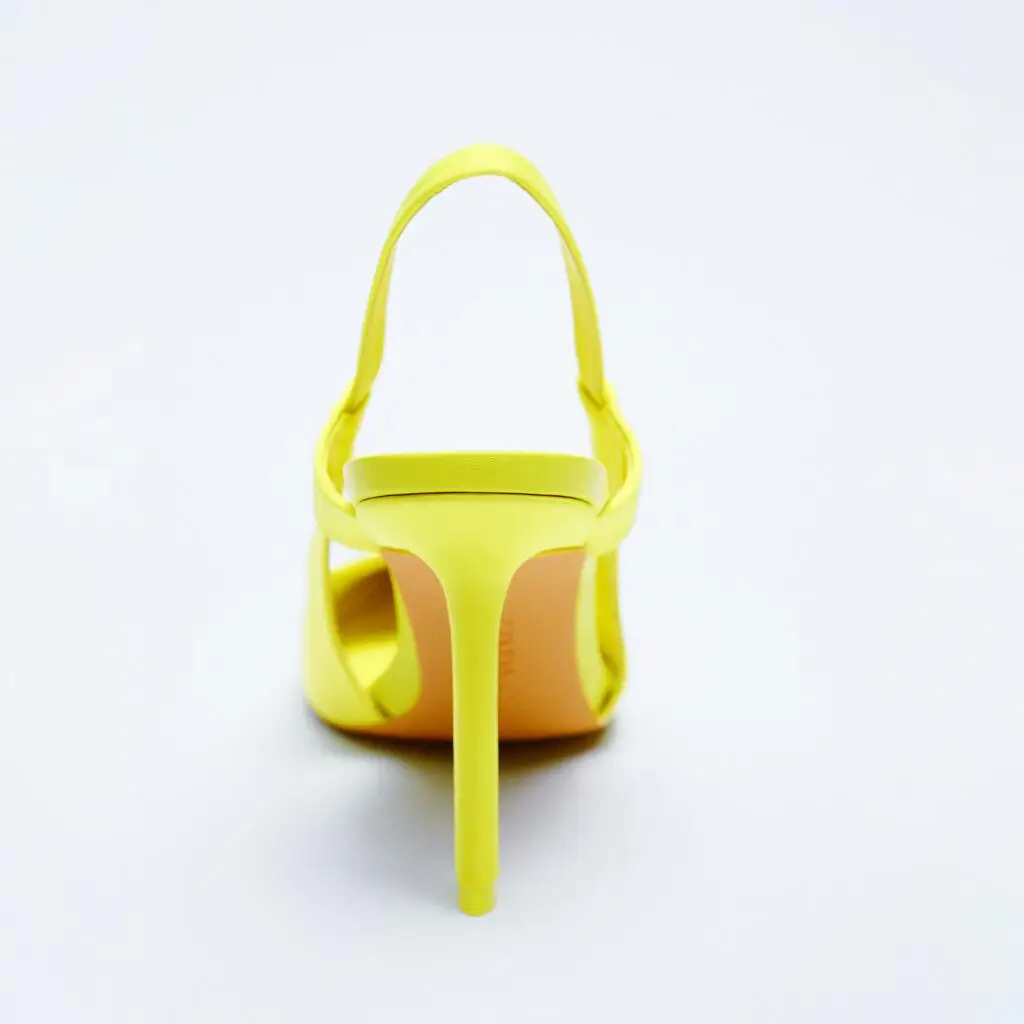 2022 NEW Rear High Heel French Fairy Sandals Point Toe Shallow Moeller heels small fresh single shoes | Женская одежда