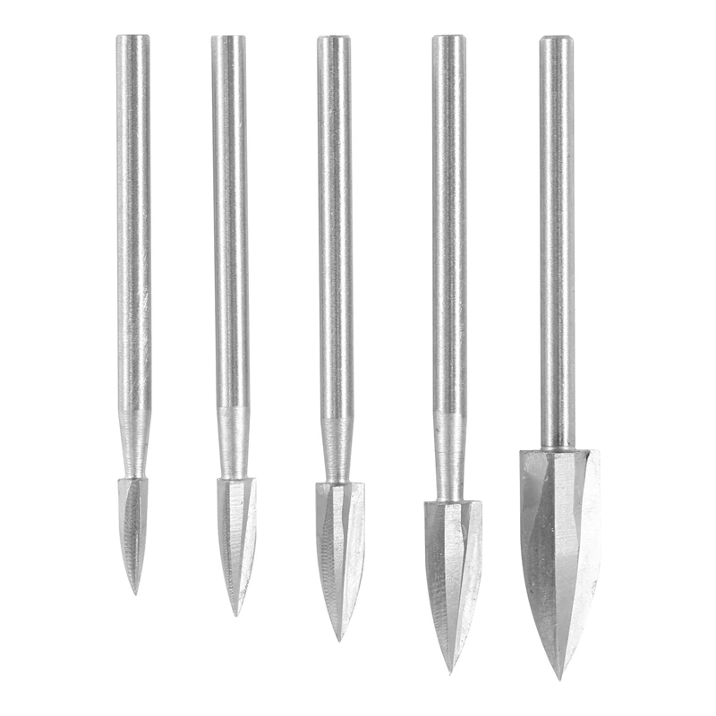 

Инструменты для резьбы по дереву BMDT, 5 шт., сверла для гравировки, с хвостовиком, универсальные, подходят для токарных инструментов, для дерев...