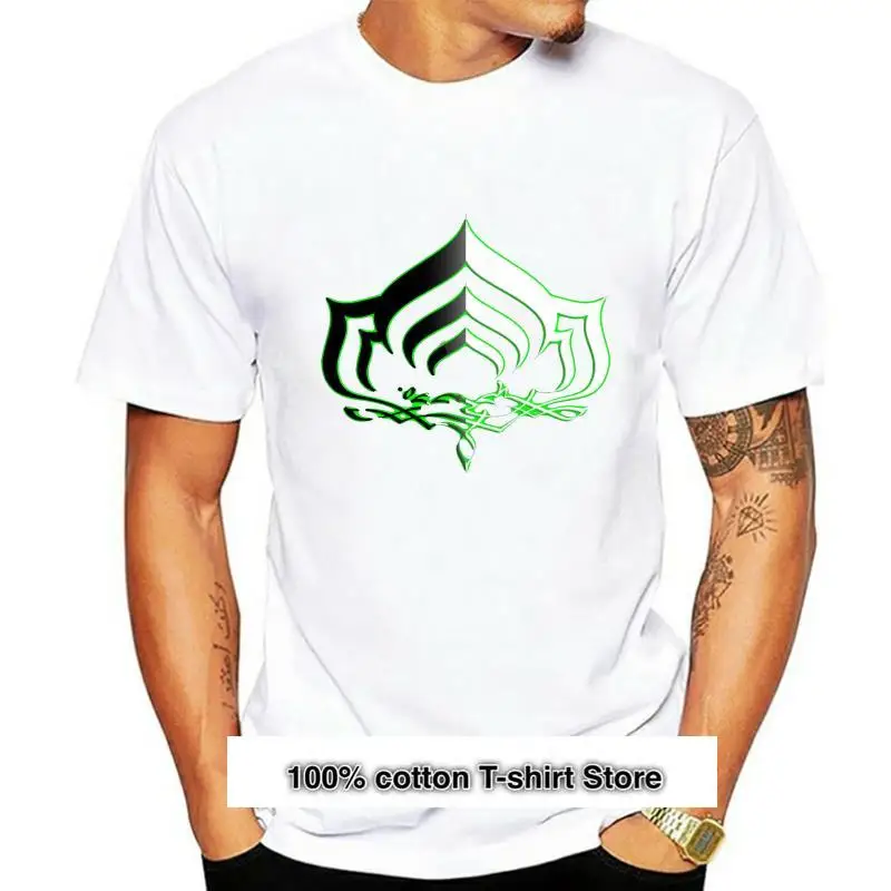 

Camiseta con Logo de juego Warframe para hombre, camisa para mujer