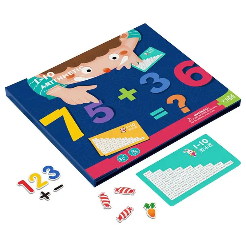 

Addition And Subtraction Game Magnetic Math Cards For Counting Educational Math Game Toys For Kindergarten Multiuse Games 3 4 5