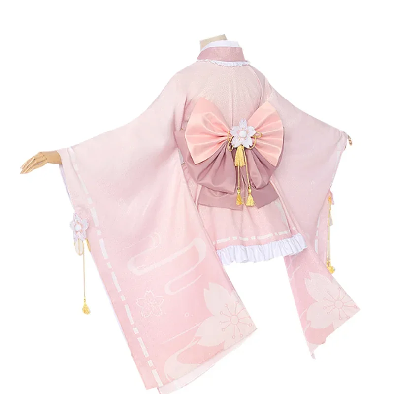 CosDaddy Hero Academy Uraraka Ochaco Косплей Костюм Взрослые Женщины Кимоно Костюмы Хэллоуин