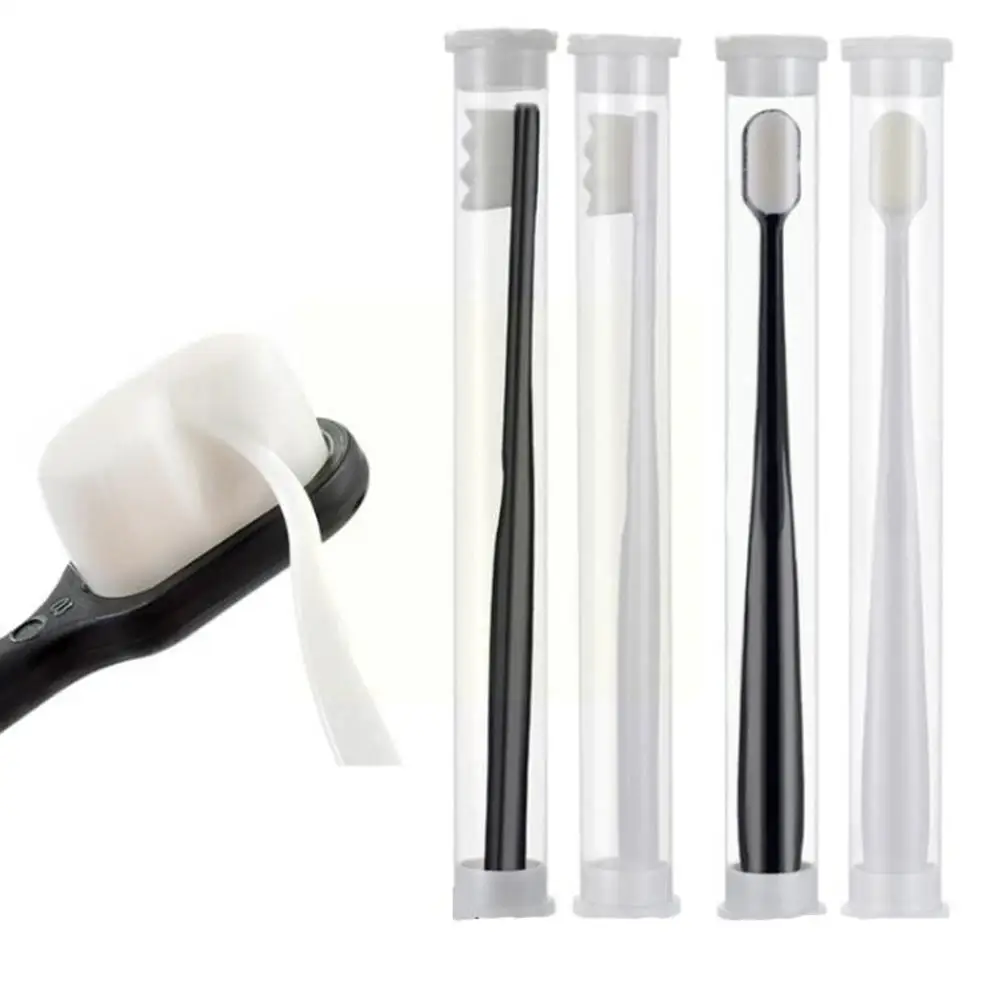 

1PC Ultra-fine Soft Toothbrush Million Nano Bristle Brush Dental Tooth Micro Portable Tooth Care Brush Brush Travel Soft I1T0
