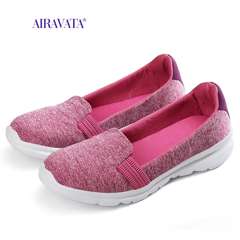 Women Casual Loafers Comfortable Breathable Walking Mesh Shoes Lightweight Mother Nursing Loafers