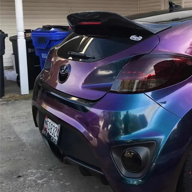 Фото Спойлер-дакбил из стекловолокна SC Type (с отверстием для стоп-сигнала) для Veloster (только для версии Turbo) №1