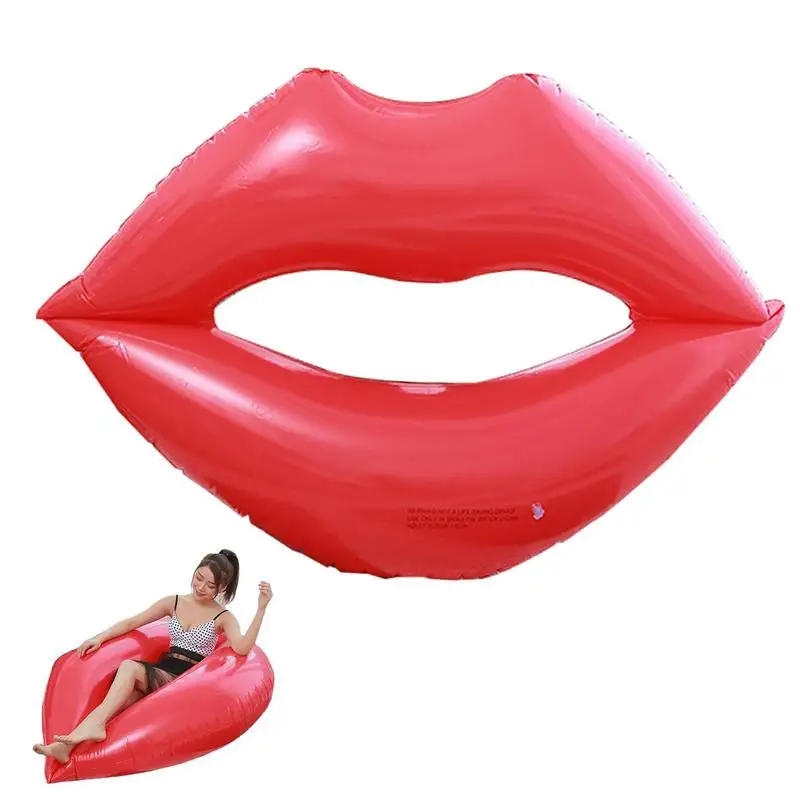 

Плавающий бассейн для губ, надувные губы, плавающая кровать, плавающий водяной шезлонг, гладкие и многофункциональные взрослые поплавки для бассейна с красными губами