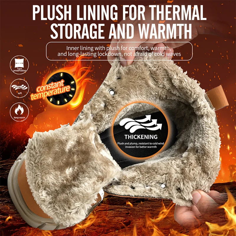 Рабочие ботинки с металлическим носком цвет черный/песочный размер 39-46