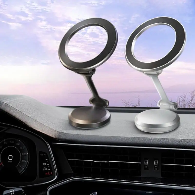 

Car Magnetic Phone Holder 360 degree Rotatable dashboard Bracket Portable Strong Magnetic Phone Stand Auto Interior Accessories