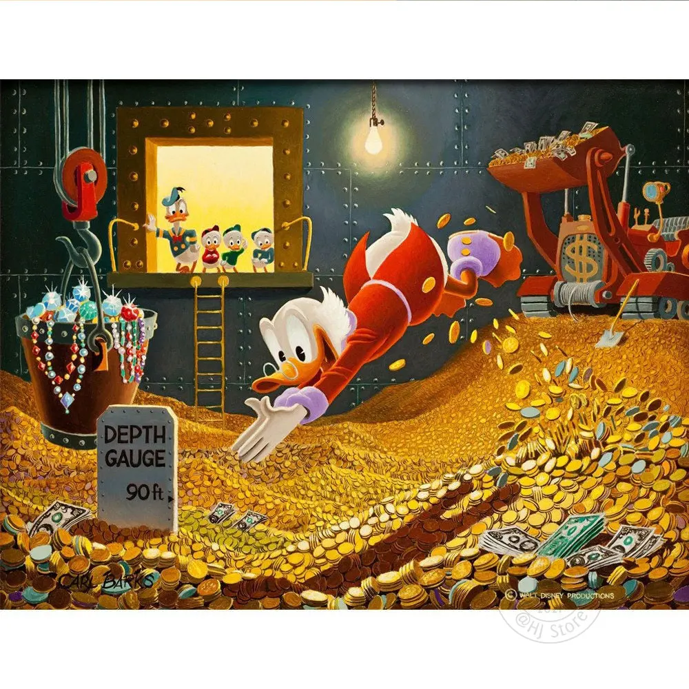 

Настенный плакат MINISO Скрудж Макдак Abstract