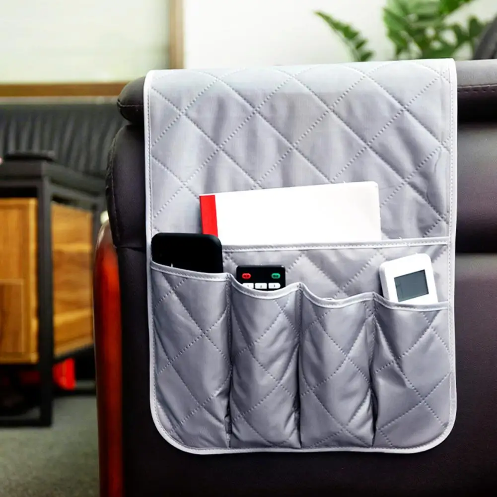 

Sofa Organizer Large Capacity Anti-deformed Remote Control Couch Hanging Bag Saving Space Sofa Hanging Caddy for Daily Use