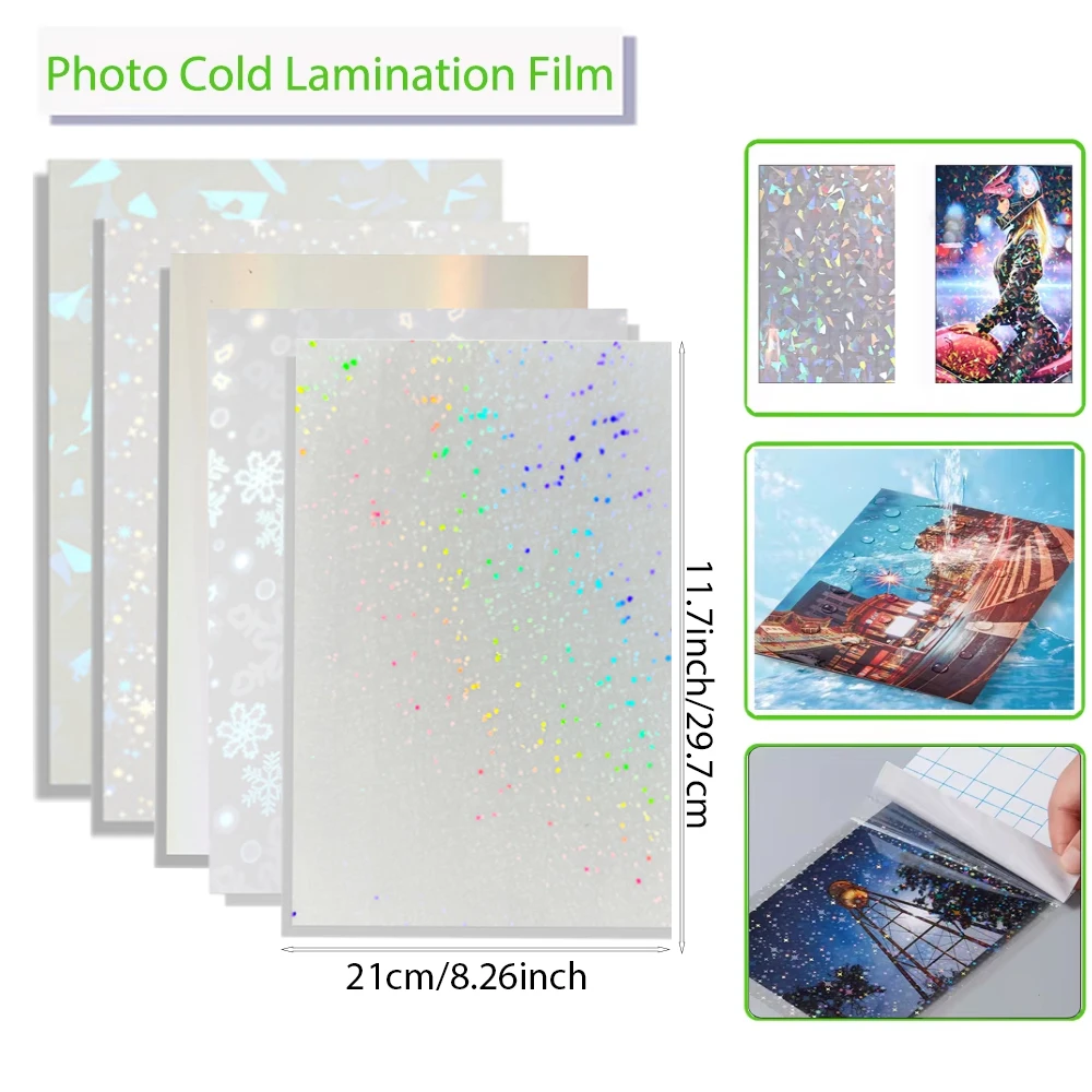 Водонепроницаемая Самоклеящаяся Пленка Для Ламинирования Формата А4 10 Листов