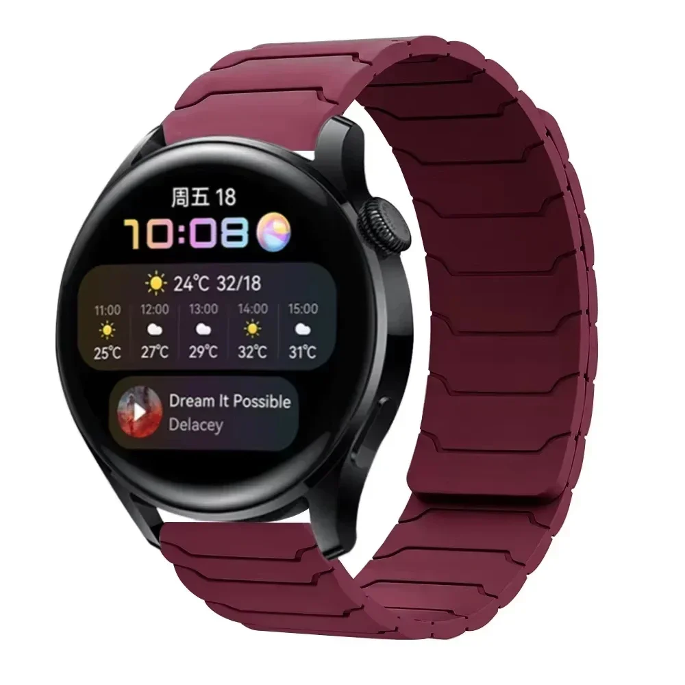 Фото Магнитный силиконовый ремешок для POLAR Vantage M2/V3, ремешки для браслета Polar Grit X Pro, 22 мм, ремешок для часов Vantage V 3/M/M2/M3 №4