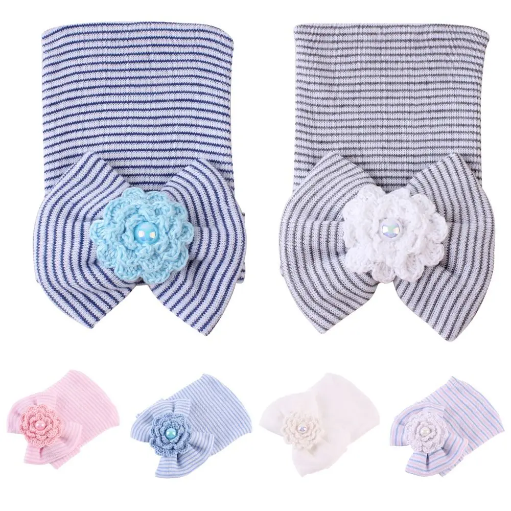 

Трикотажная Шапка-бини для новорожденных детей