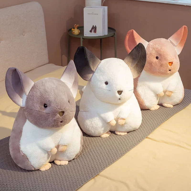 

Hamster Pillow Cute Plushies Chinchillas Plush Doll Soft Toy Stuffed Animals Mascot for Kids Christmas Toys Pillows Plush Toy