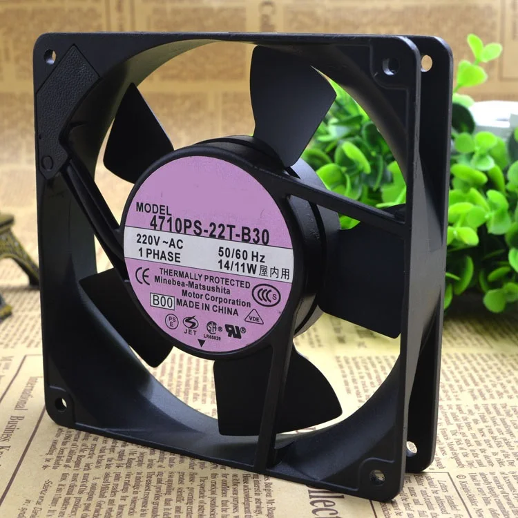 

Новый оригинальный 2-проводной инверторный вентилятор 4710PS-22T-B30 AC220V 14 / 11 Вт