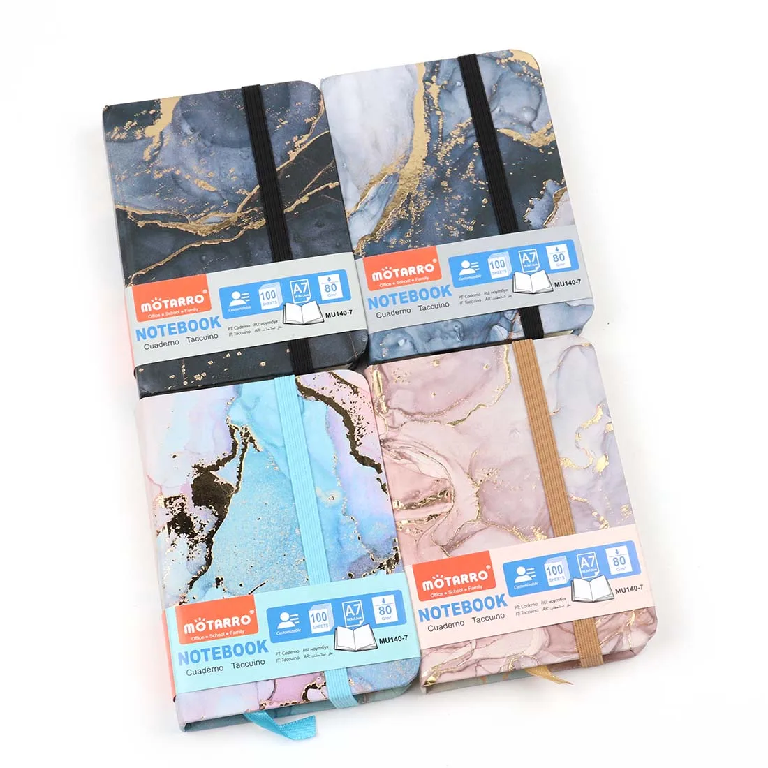 Блокнот MOTARRO с золотым тиснением 1 шт.