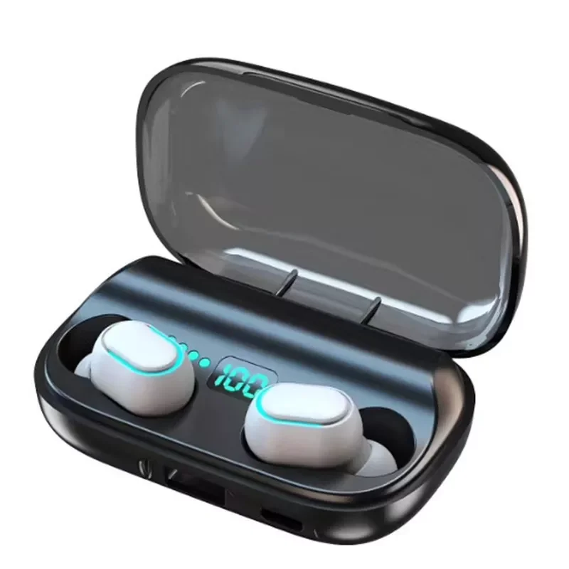 

Bluetooth-наушники TWS с зарядным футляром, 9D стерео, водонепроницаемые