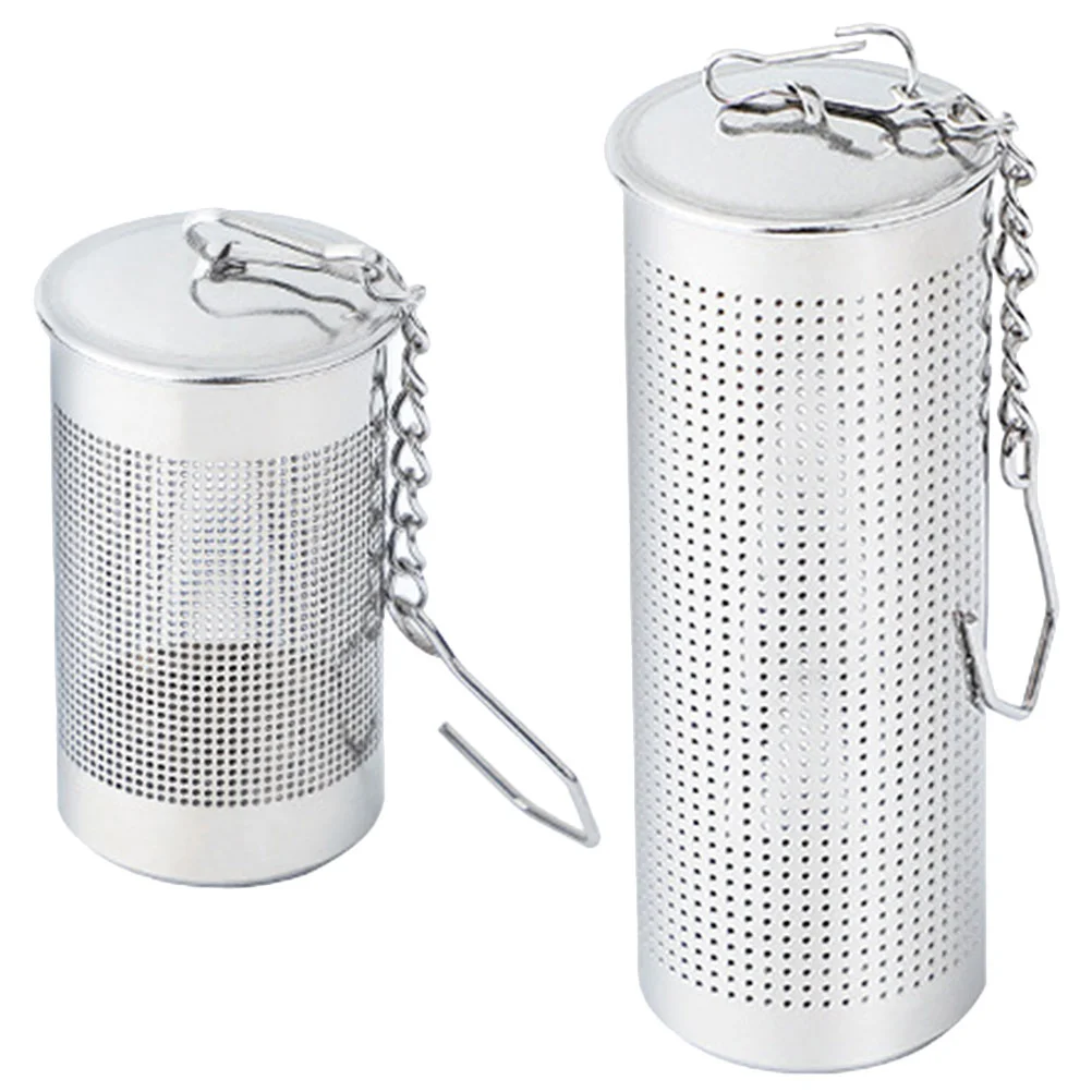 

Tea Infuser Strainer Seasoning Sifter Leaf Hook Teapot Stainless Diffuser Steel Steeper Loose Mesh Colander Interval