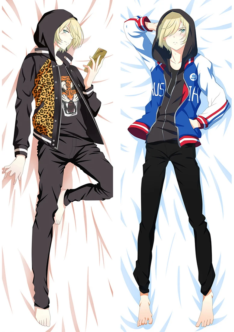 Anime Decorating Pillow Case YURI!!! on ICE Yurio Dakimakura 2-side Printed Pillowcase Hugging Body Cushin Cover Otaku Waifu |