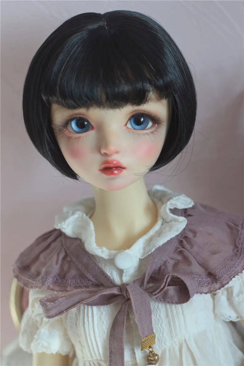 

6 points, 4 points, 3 points BJD Dd.sd baby wig high temperature silk air pear flower short hair