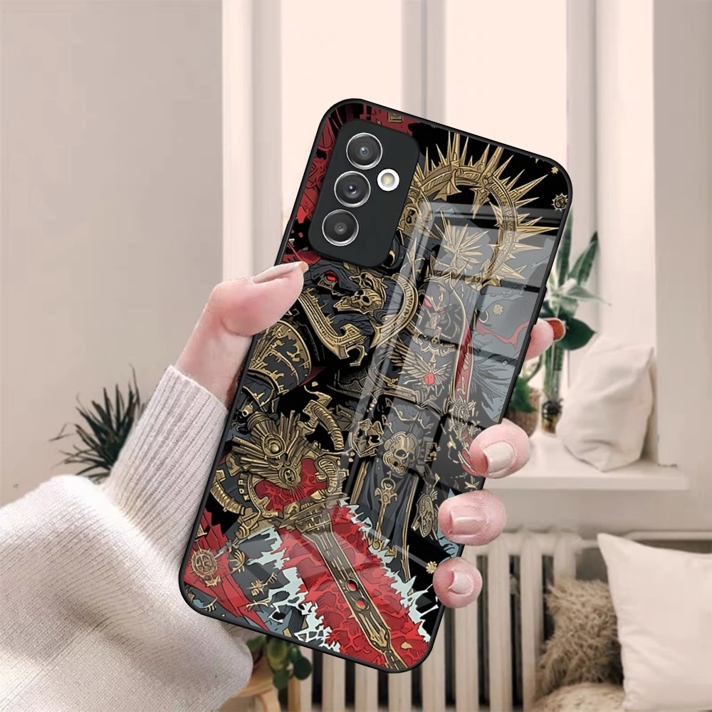 Чехол для телефона Game W-Warhammers 40K Samsung S20 S30 S21 S32 S23 S24 S9 S10E Note 20 10 Pro Ultra Plus стеклянный