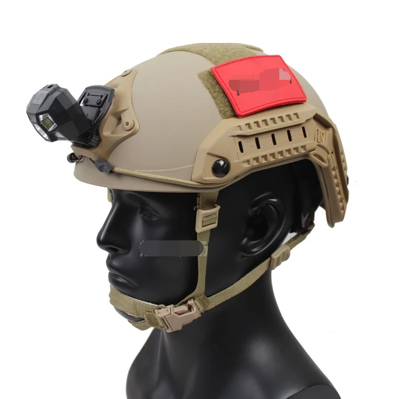 Фсветильник на шлем тактический Водонепроницаемый с зарядкой от USB