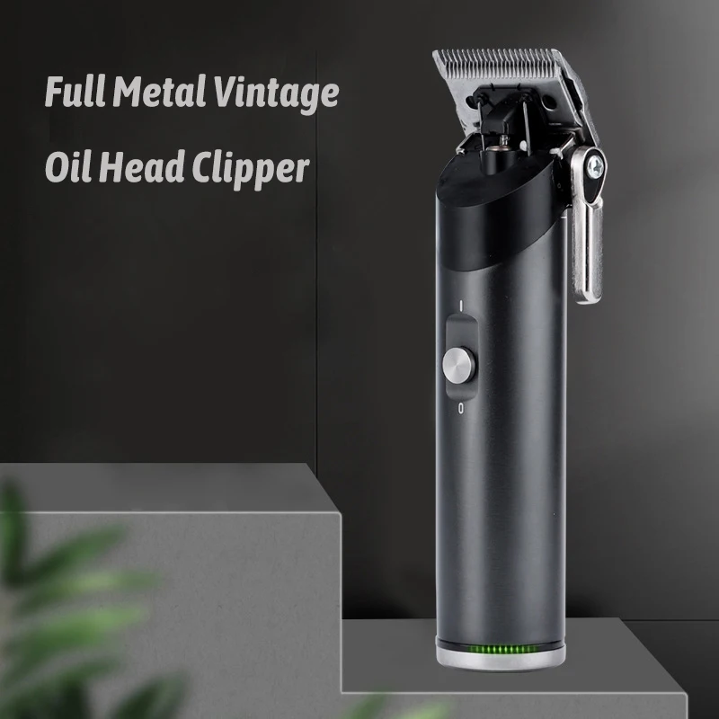 

Barber Professional Rechargeable Hair Clipper USB Rechargeable Cordless LCD Display Hair Clipper Men Rechargeable Beard Trimmer