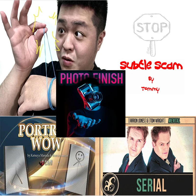 

Inverted Band by Bacon Fire，Subtle Scam by Tommaso ，Portrait WOW by Katsuya，Serial by Tom Wright，Photo Finish by Dan Harlan