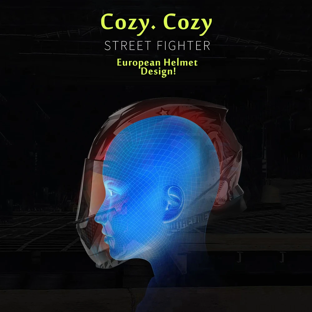 Модульные защитные откидные мотоциклетные шлемы с полным лицом двойной