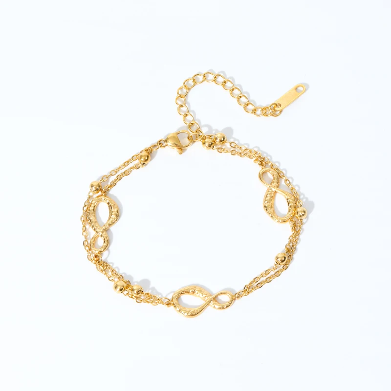 EILIECK 316L нержавеющая сталь геометрические символы очаровательный браслет для