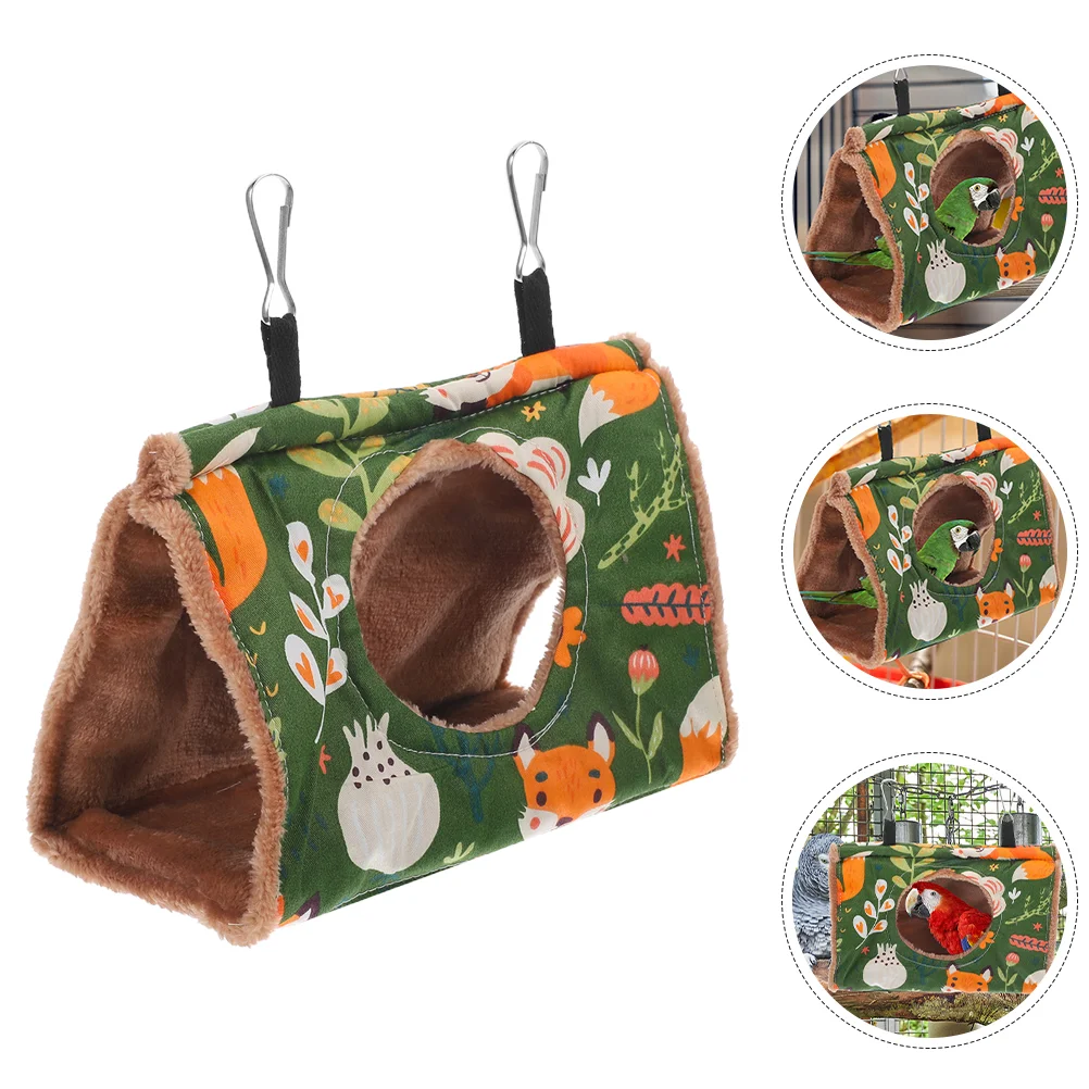 

Warm Bird Nest Bird Hammock Parrot Cage Hanging House Birds Nest for Winter