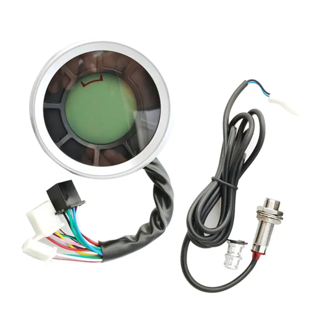 6 Gear LCD Digital Motorcycle Odometer Speedometer Tachometer Gauge Backlit |