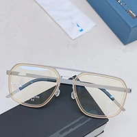 2022 denmark new glasses frame men and women double beam titanium retro eyeglasses ultra light square 9753 prescription eyewear