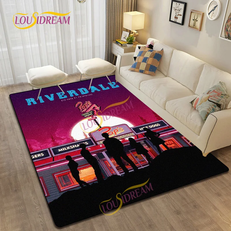 Мягкий фланелевый 3D ковер с ривердэйлом в стиле загадок мягкий для спальни