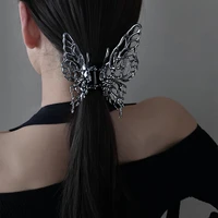 2022 fashion metal liquid butterfly hair clip for women back head grabs geometric headband trendy hair accessories wholesale