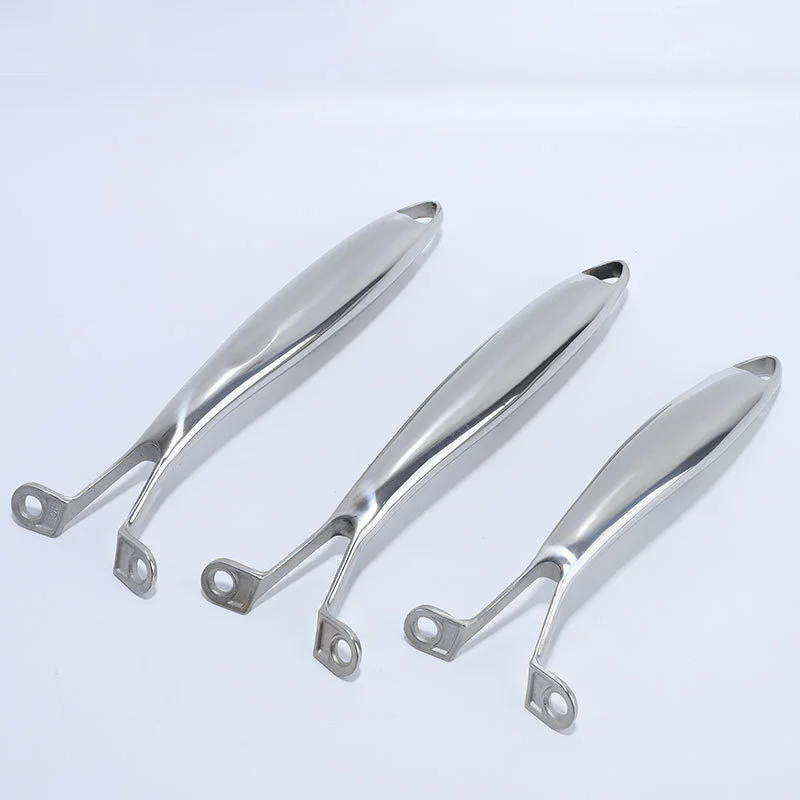 

Applicable to frying pan kitchen accessories Stainless steel cream handle Household frying pan handle Flat pan handle