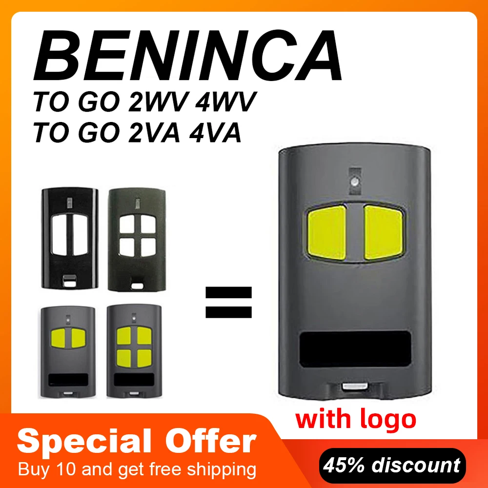 Пульт дистанционного управления BENINCA для гаражных ворот 433 92 МГц с непрерывно