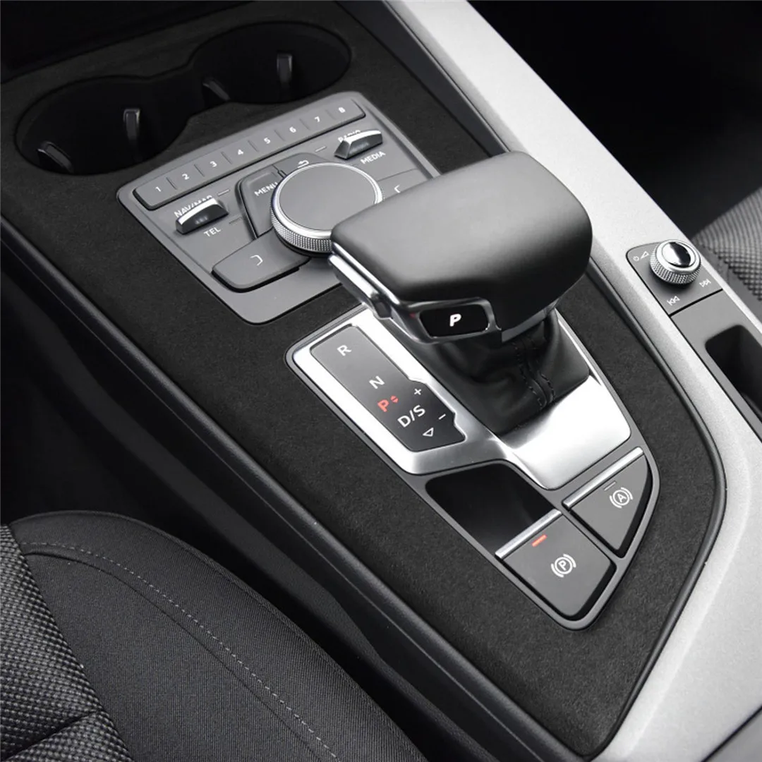 

Car Interior Decoration Alcantara Suede Leather Central Control Panel Sticker Fit For Audi A4L 2017-2021